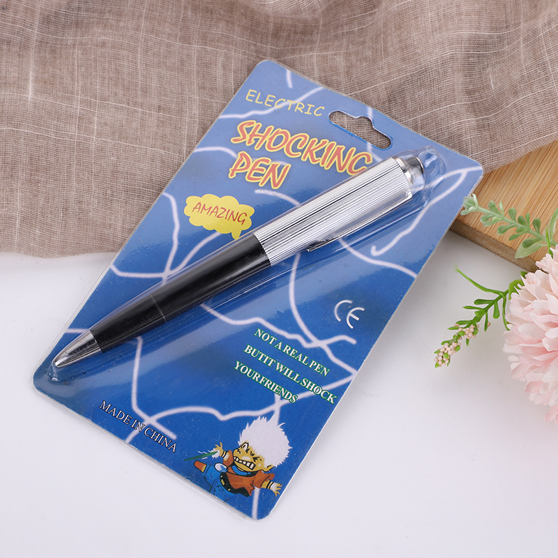 Stylo électrique Touch Pen Stylo de choc pour le poisson d'avril Jouets  délicats