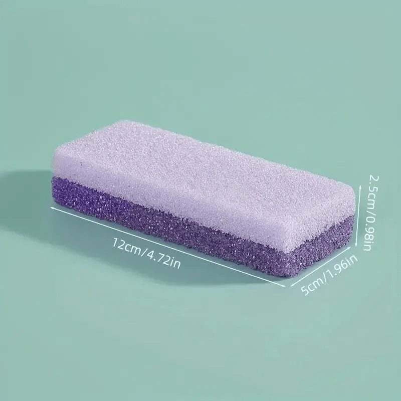 pumice stone and exfoliating loofah sponge