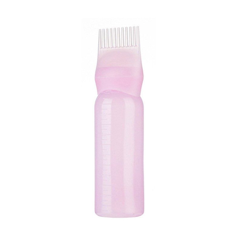 Dispensador de aceite con cepillo botella de aceite Aplicador Botella  Cepillo de color de pelo botella de tinte para el cabello aplicador de  botella