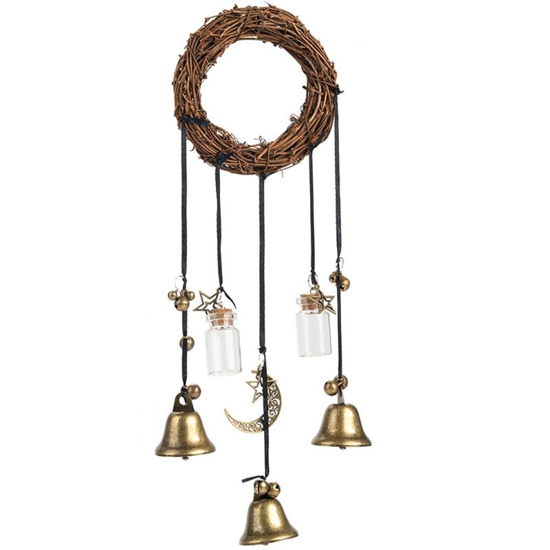 Witches Bells, Hanging Bells on The Rope, Hanging Bells for Wreath, Witch  Bells for Door Knob, Wall \Kitchen Decoration