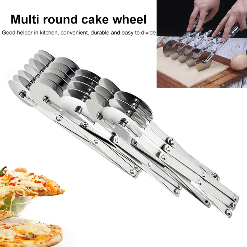 Kitchen Baking Tools Stainless Steel Pizza Wheel Slicer Round