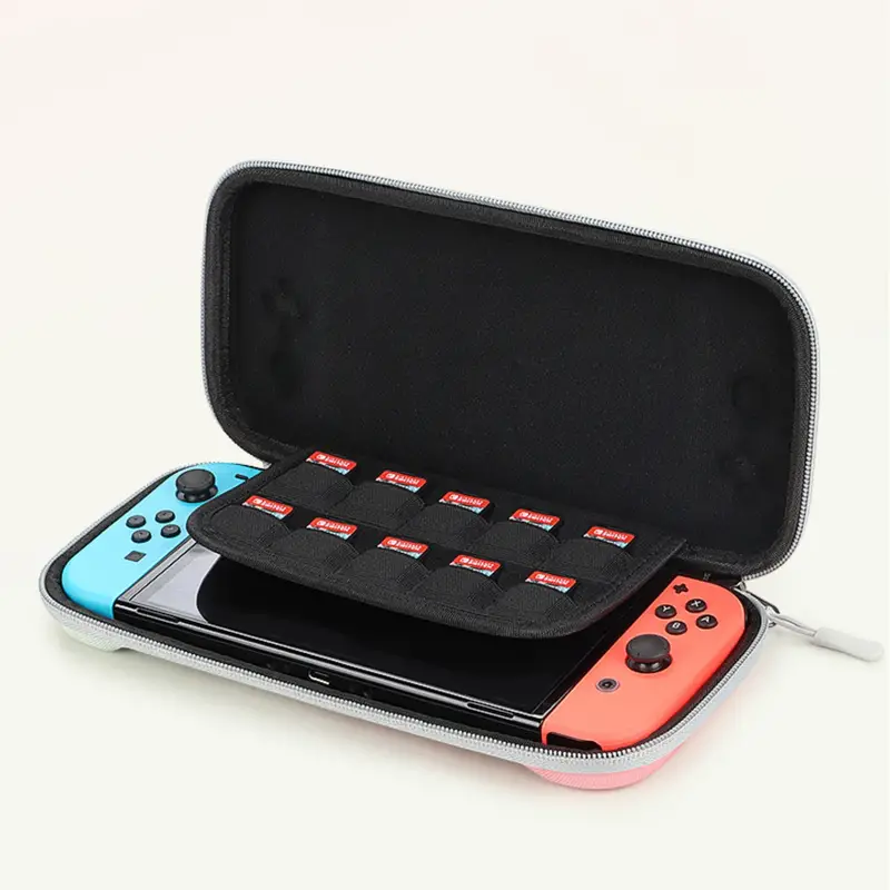 eva hard case protective case double layer game card accessory storage for nintendo switch game console storage bag details 0