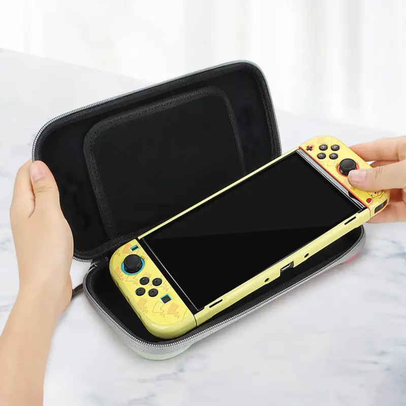 eva hard case protective case double layer game card accessory storage for nintendo switch game console storage bag details 1
