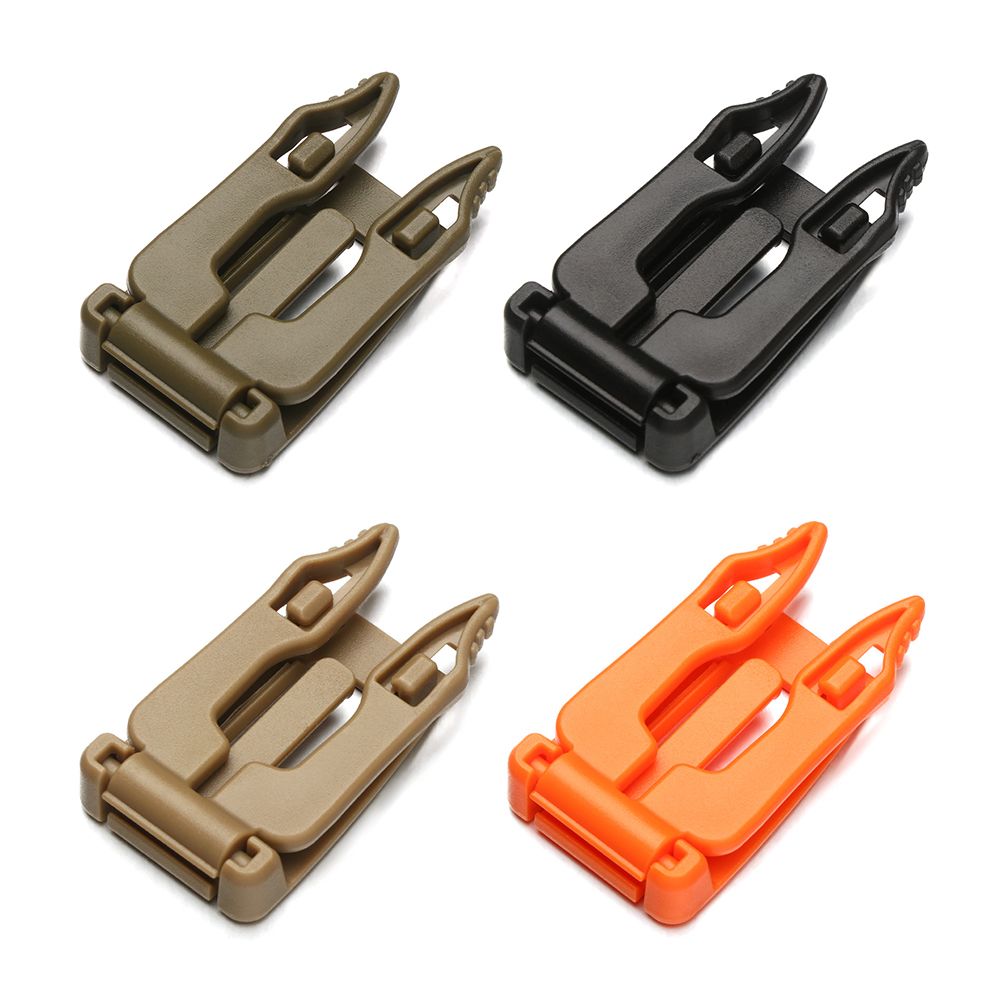 3pcs/Set Molle Strap Backpack Bag Webbing Connecting Buckle Clip Carabiner  EDC