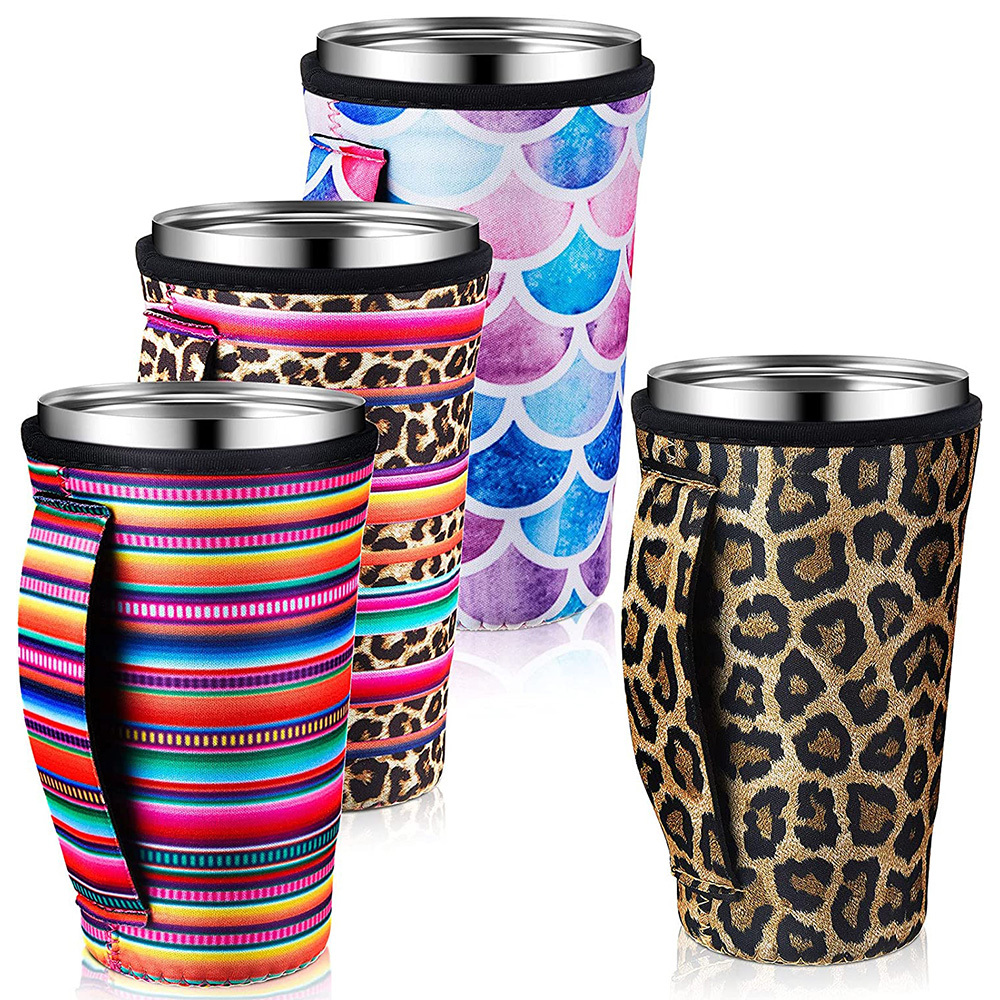 Reusable Iced Coffee Cup Sleeve Insulated Cup Cover Water - Temu