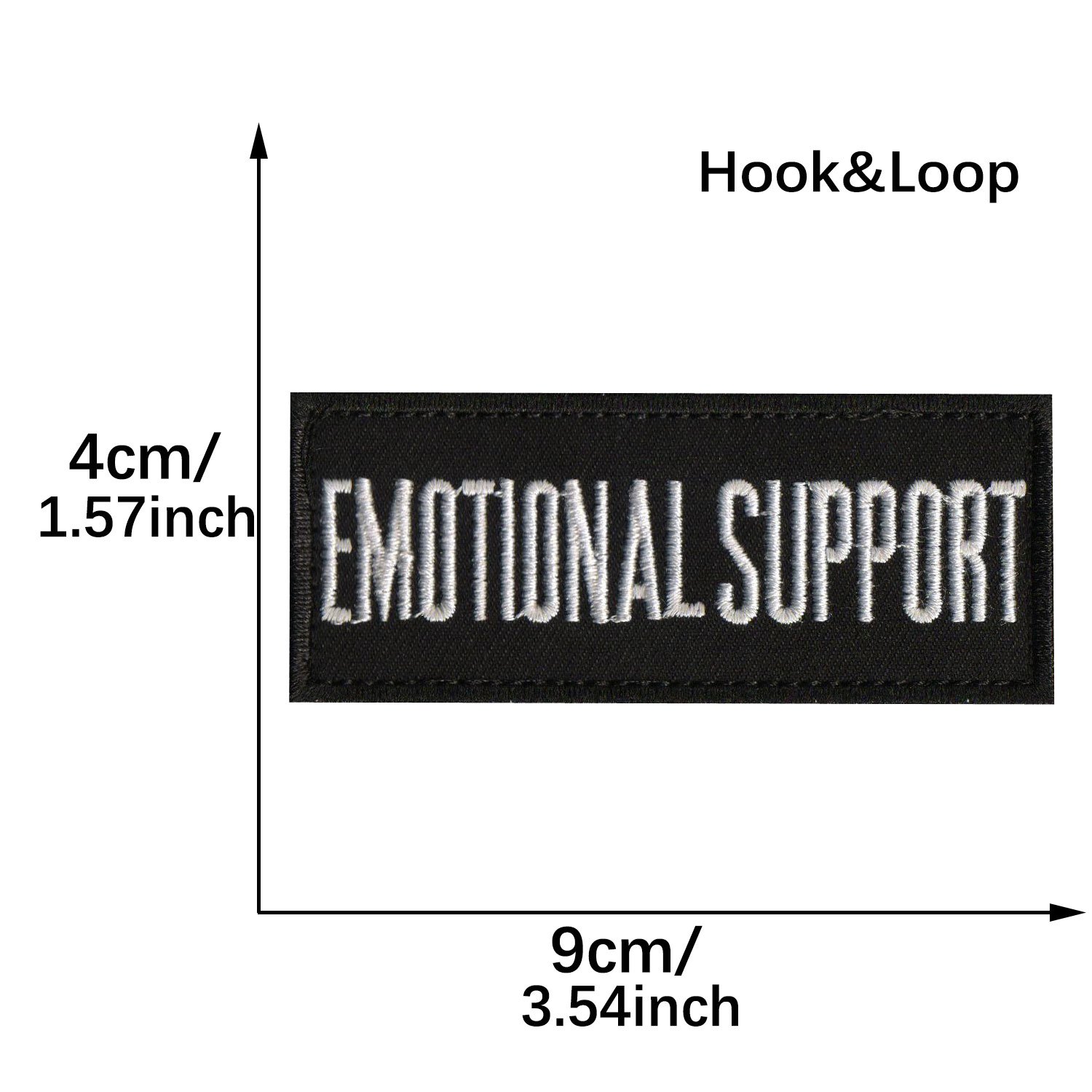 Service Dog Patch for Dog Service hook and loop 3.5x1.65 inches