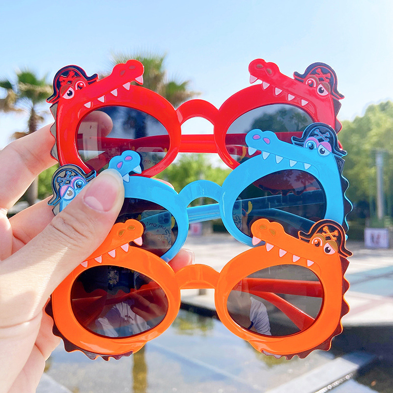 cute cartoon crocodile fashion glasses kids fashion glasses Temu