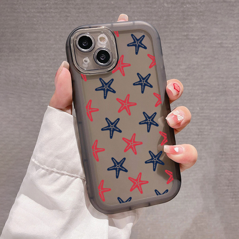 Colorful Seahorse Star Graphic Protective Silicon Phone Case For Iphone 14,  13, 12, 11 Pro Max, Xs Max, X, Xr, 8, 7, 6, 6s, Mini, 2022 Se, Plus, Gift  For Birthday, Girlfriend, Boyfriend, Friend Or Yourself - Temu