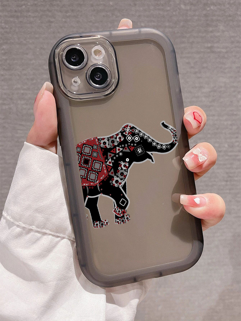 2pcs Funda Teléfono Elefante Iphone 14 13 12 11 Pro Max X Xr - Temu