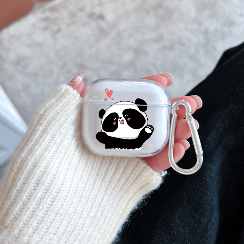 Funda Auriculares Gráficos Panda Airpods1 Airpods2 Airpods3 - Temu