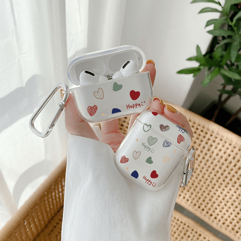 

Gift The Perfect Protection To Your Loved Ones With Heart Graphic Airpods Cases!