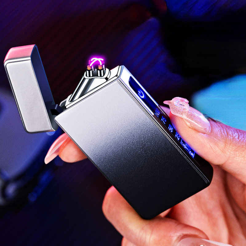 Encendedor electrónico, encendedor inteligente recargable por USB, mini  encendedor eléctrico, encendido táctil, resistente al viento, encendedor  sin