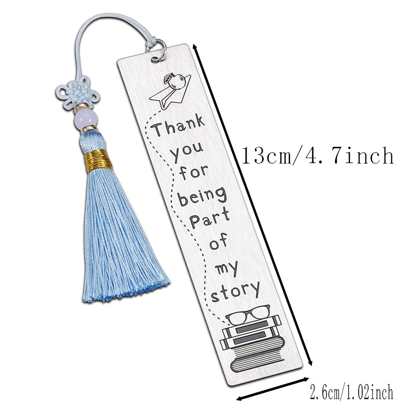 Teacher Appreciation Bookmark Metal Bookmarks Thank You - Temu