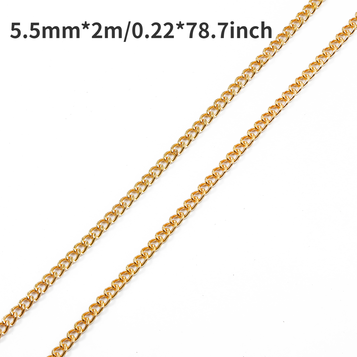 1m/39.37inch Stainless Steel Cuban Chain For Jewelry Making Bulk Thick Flat  Link Chains DIY Punk Necklace Hiphop Bracelet Accessories