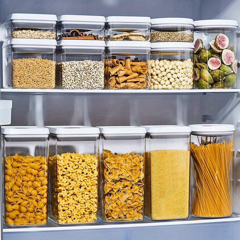  5 contenedores de comida de vidrio vidrio almacenamiento de  alimentos recipientes con tapas, recipientes de comida Prep recipientes de  vidrio recipientes de almacenamiento de alimentos con tapas envases de vidrio  vidrio