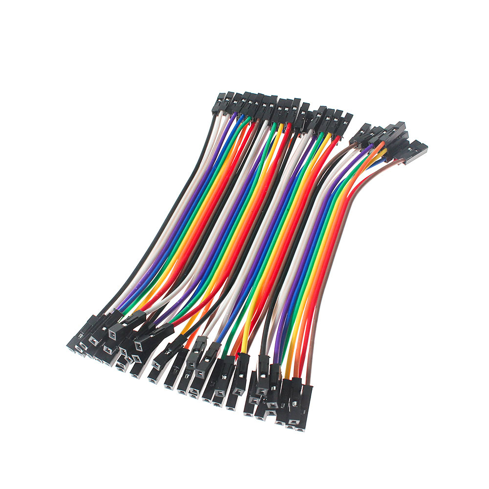 120pcs Breadboard Jumper Wires 20cm Dupont Cable, 40pin M to F, 40pin