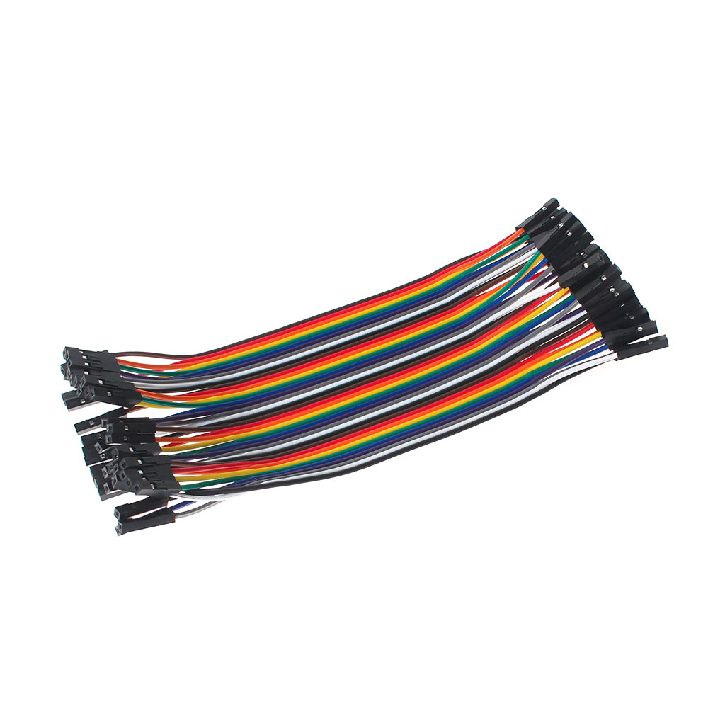 Cables tipo DuPont Macho - Hembra (40 cm / 40 unidades) BricoGeek
