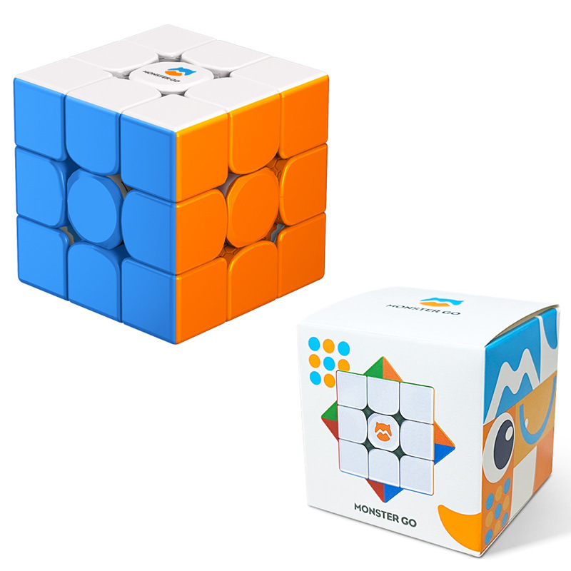 GAN Speed Cubing, GAN Speed Cube, 3x3, Tiled Scratch Proof Gans Magic Cube  3x3x3 Puzzle Toy Black (2020 GSC)