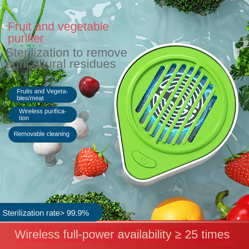 Best Deal for Wireless Fruit Vegetable Cleaning Machine Portable