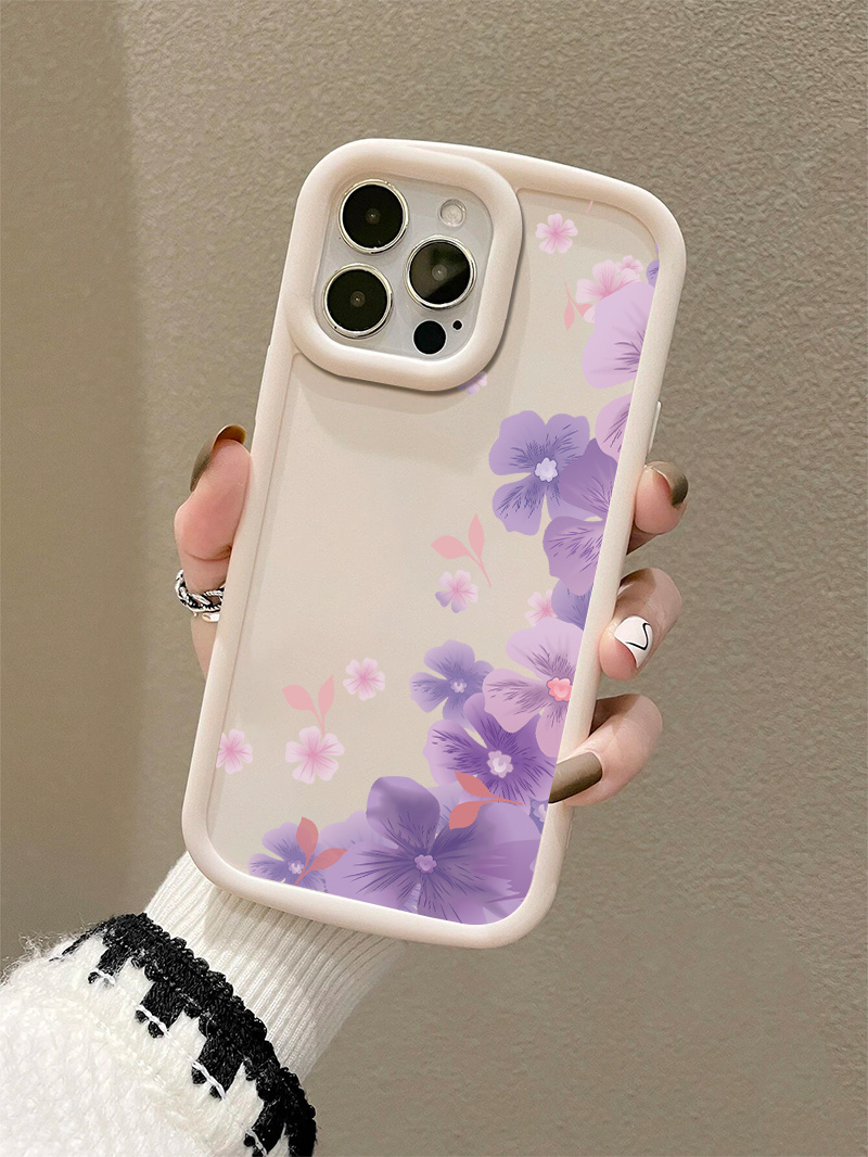 Clear White Floral Phone Case for iPhone 11 & iPhone XR 