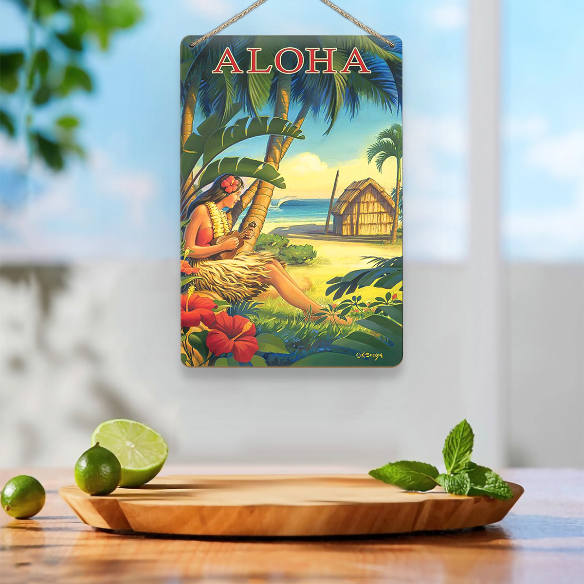 Aloha Hawaii Postcards-Kerne Erickson