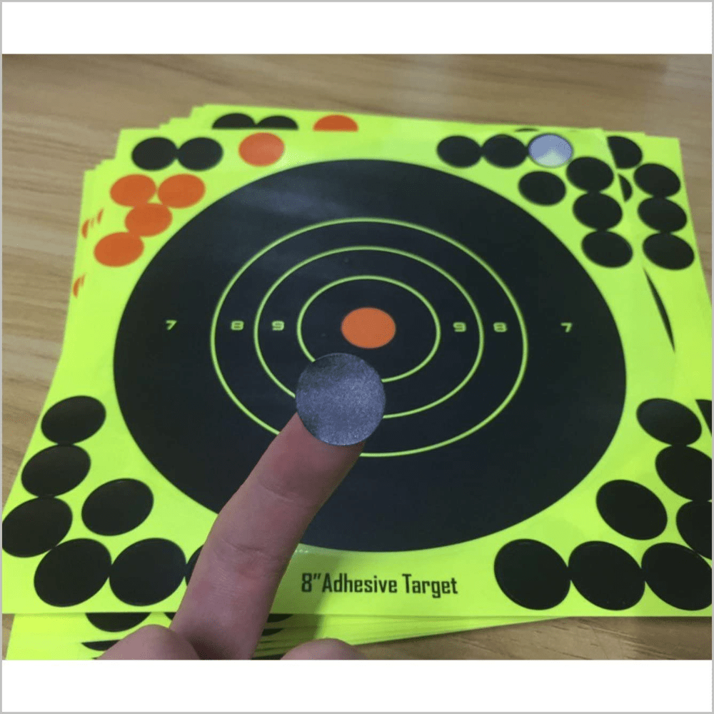 10pcs 8 Inch Stick & Splatter Self Adhesive Targets For Outdoor Training