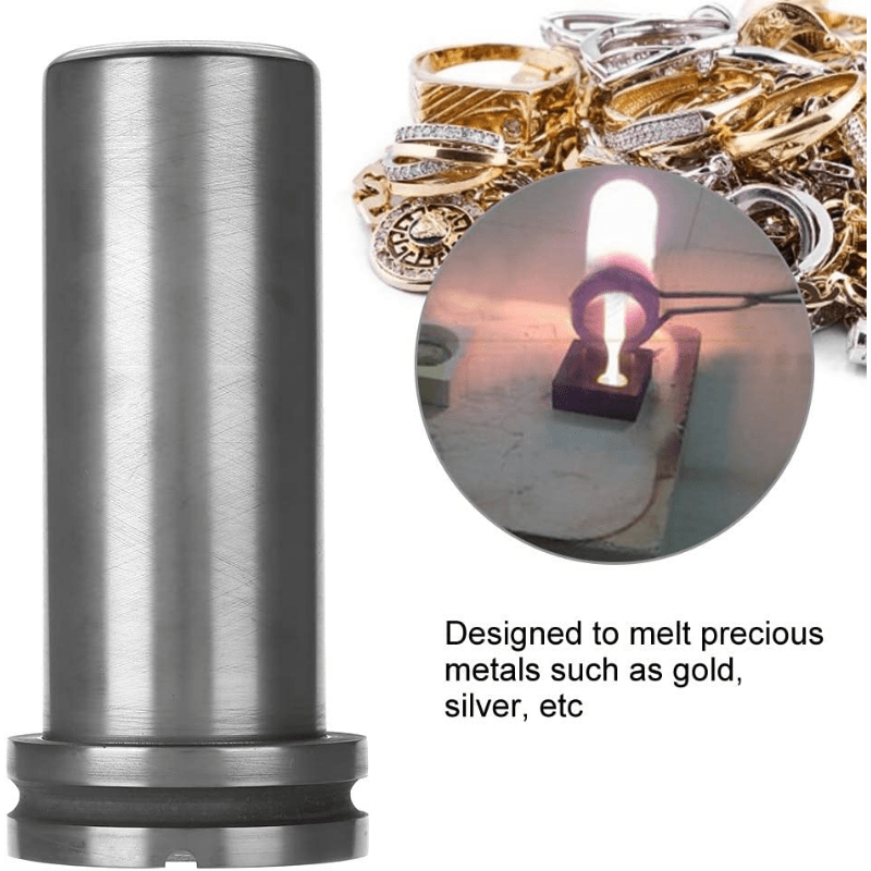 2KG Melting Graphite Crucible High-temperature Gold Silver Metal