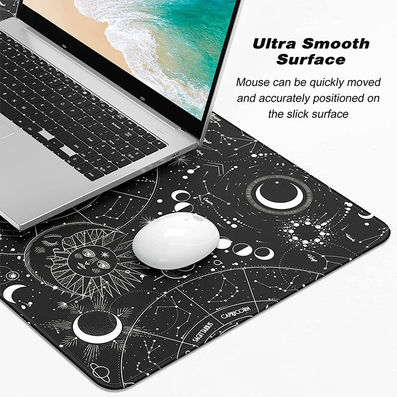 Black and White Mouse Pad Mousepad Game Table Computer Desk Mat Office  Carpet