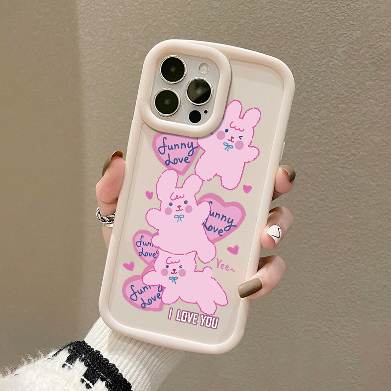 Graffiti Bunny Case, Non-slip, Non-fingerprint Case For Iphone 14