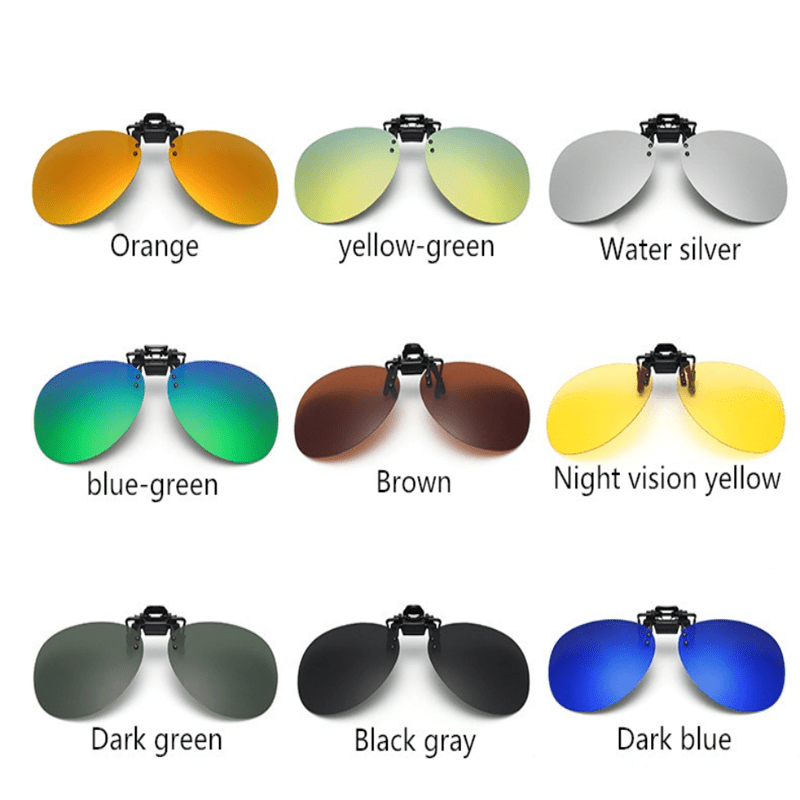 Trendy Polarized Day Night Vision Clip Lens Driving Sunglasses Mens  Decorative Sunglasses, Today's Best Daily Deals