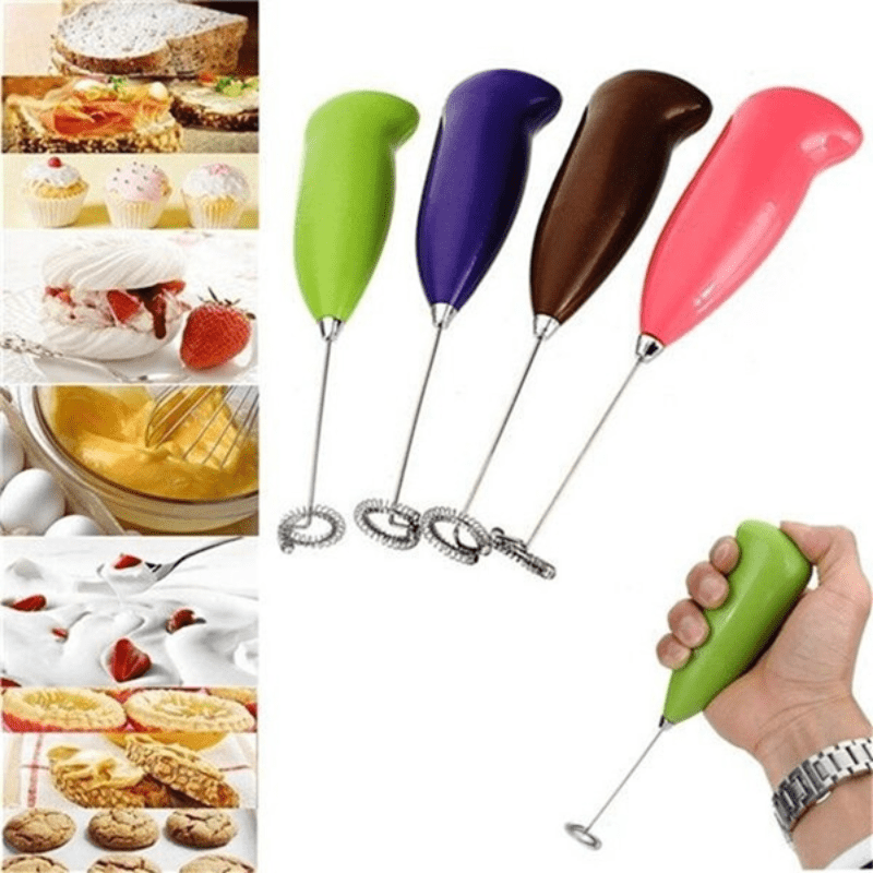 1pc Handheld Electric Egg Beater, Whisk, Mini Cream Whipper, Mixer