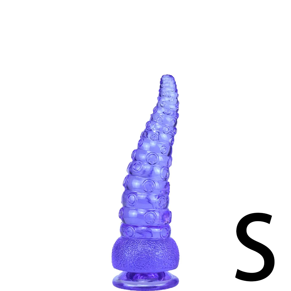 1pc Soft Silicone Made Tentacle Huge Dildo With Suction Cup Anal Plug Multi Color Octopus Fantasy Dildo For Women Men Play Adult Sex Toys - Mens Underwear and Sleepwear picture