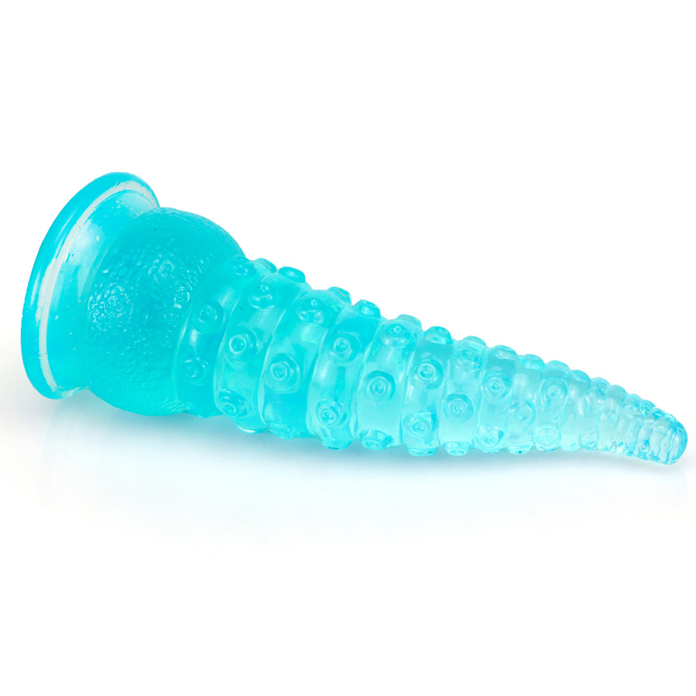 1pc Soft Silicone Made Tentacle Huge Dildo With Suction Cup Anal Plug Multi Color Octopus Fantasy Dildo For Women Men Play Adult Sex Toys - Mens Underwear and Sleepwear