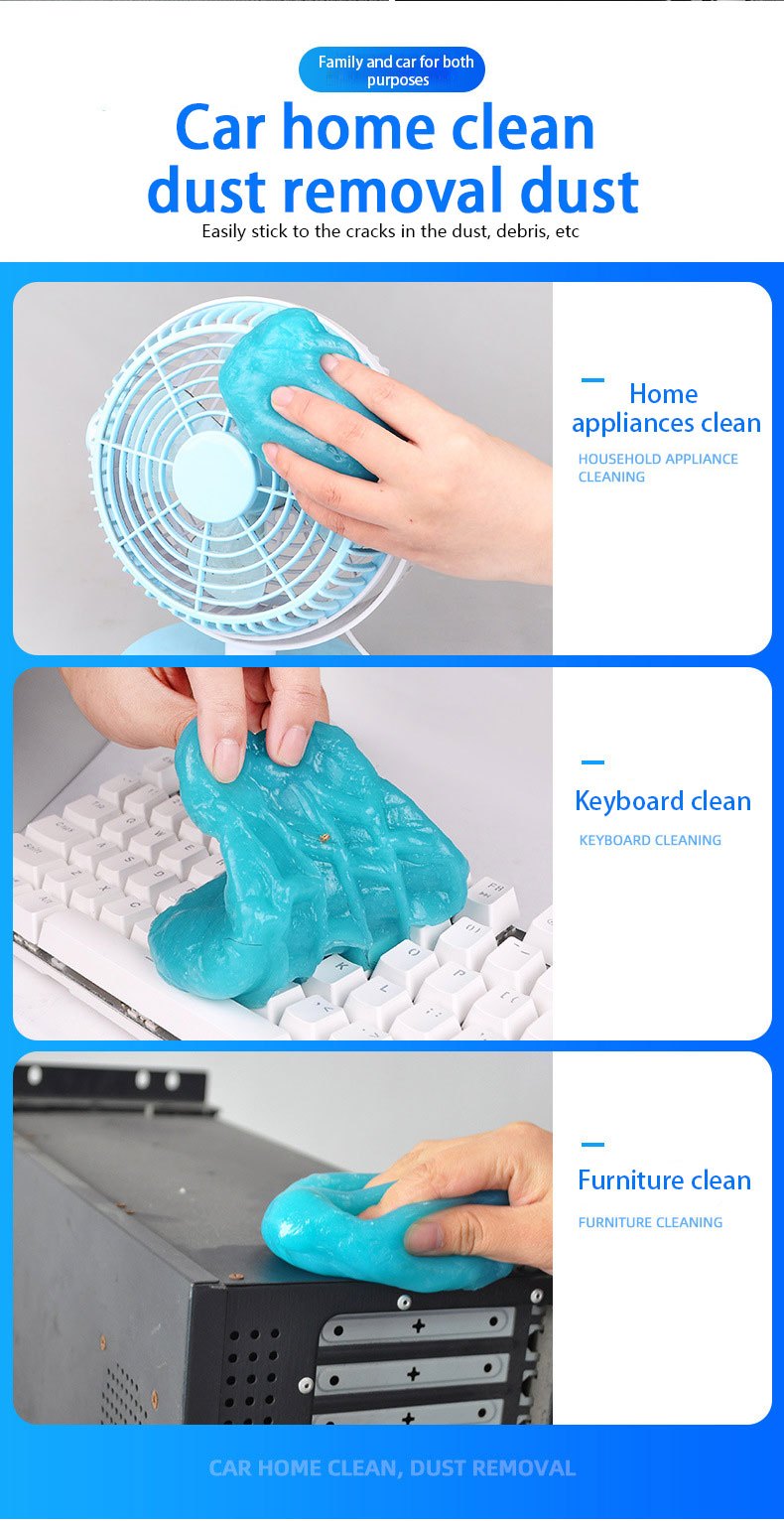 Super Clean Slime Dust Cleaner Reusable Magic Air Outlet - Temu Greece