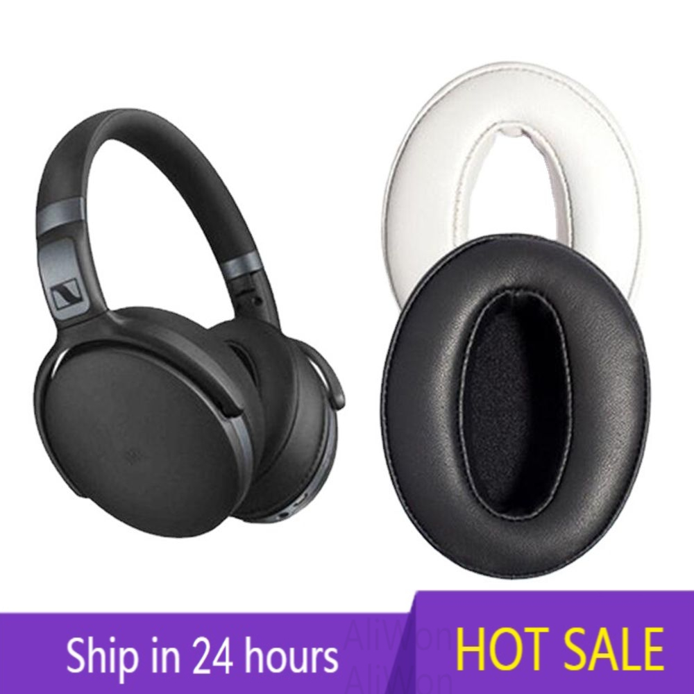Kaufe 1 Paar Kopfhörer-Abdeckung, rutschfest, gute Geräuschdämmung,  atmungsaktiv, Kunstleder, Schwamm-Ohrenschützer für Sennheiser