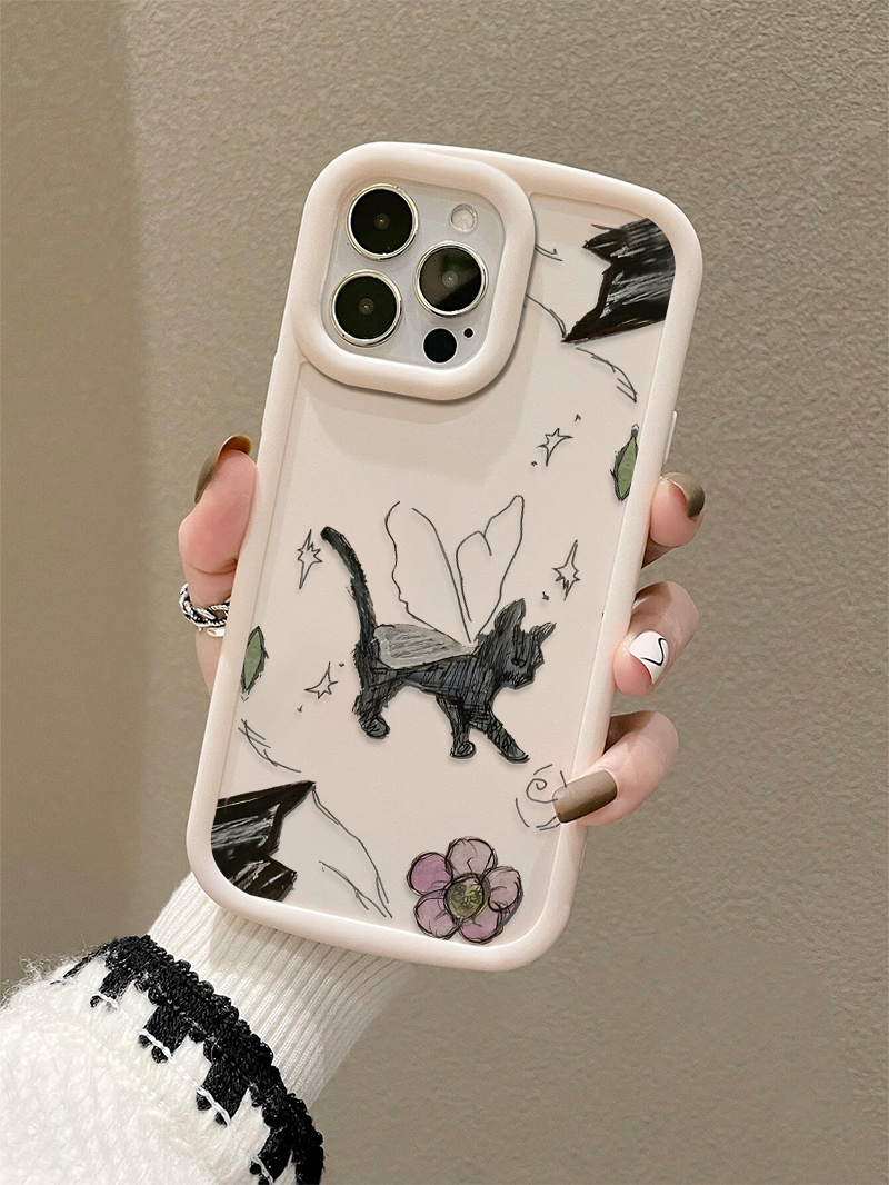 Carcasa Protectora Gráfica Gato Lindo Iphone 14 Pro Max / - Temu Chile