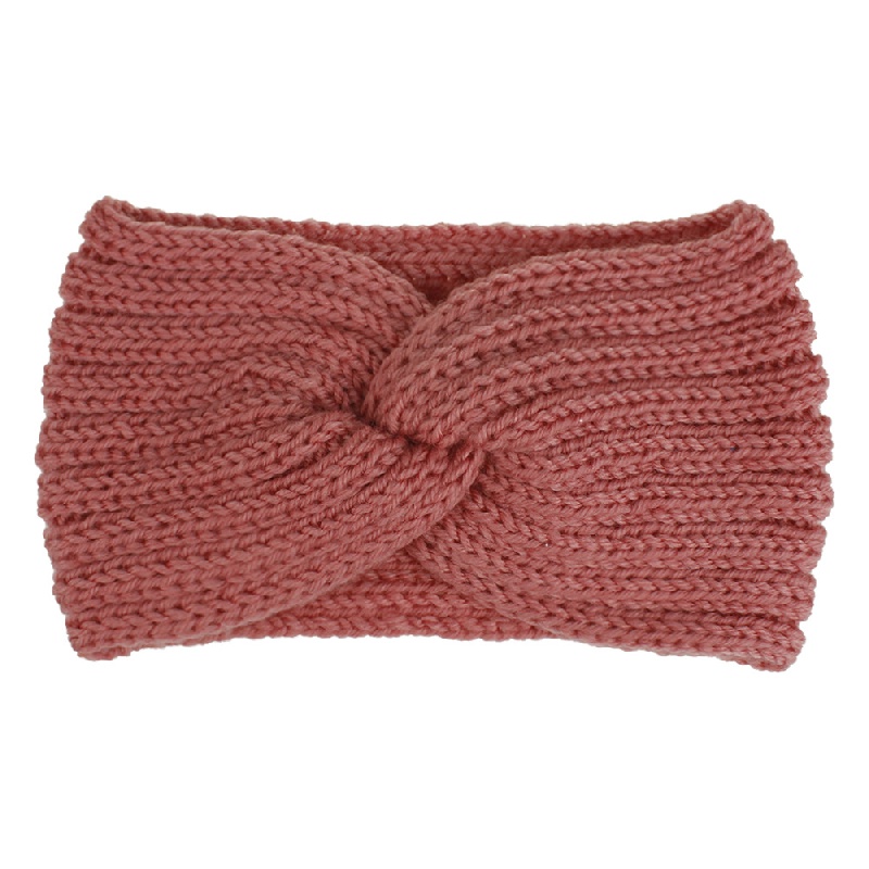 Knitted Headband Coldproof Warm Elastic Cross Knot Hairband