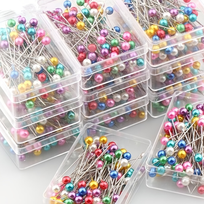 Buy HAPPY FINDING 480 PCS Head Pins Sewing Pins Faux Round Pearl Straight  Quilting Pins Dressmaker Pins for Jewelry-Making Craft Wedding Decoration  Multicolour Online at desertcartEcuador
