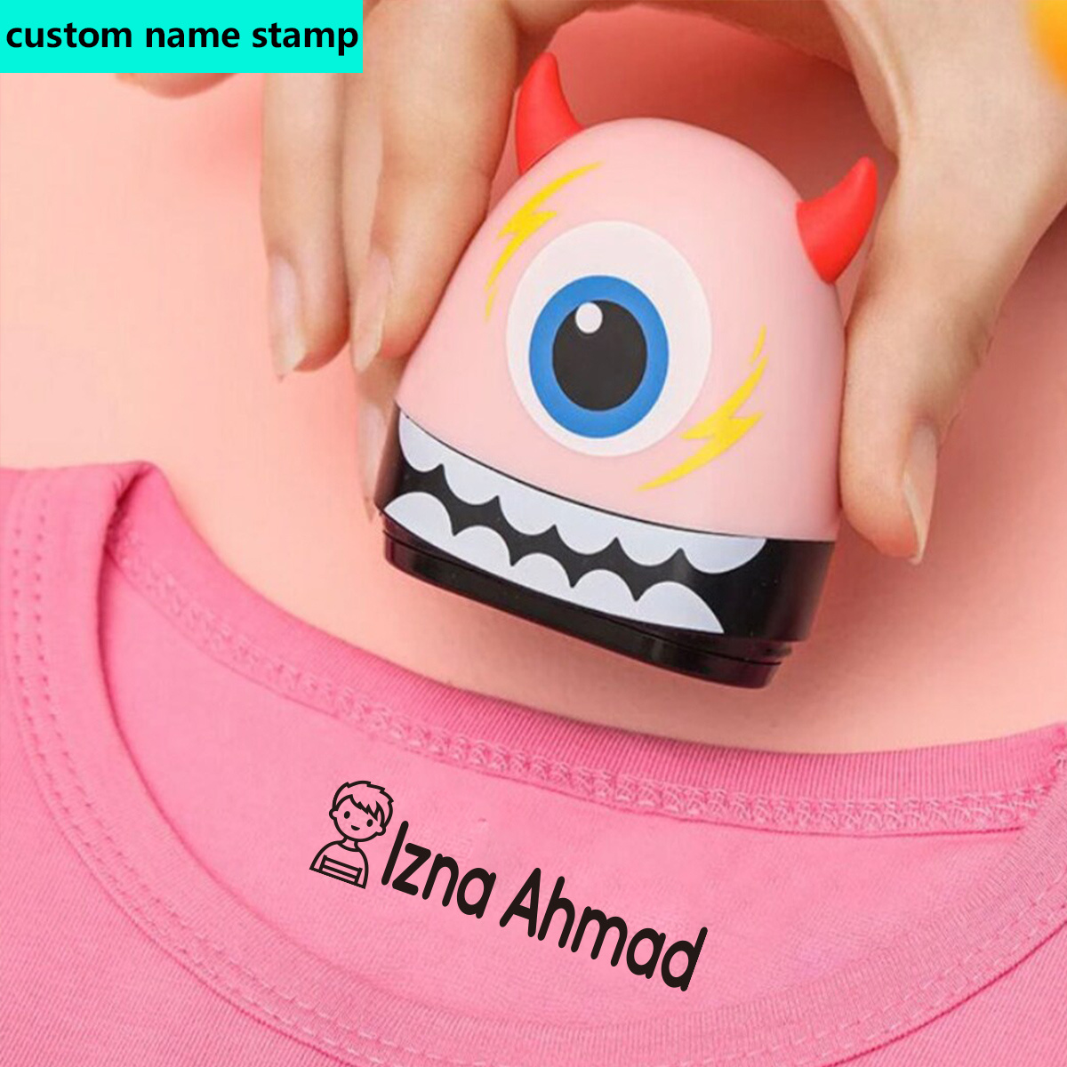 Personalized Name Stamps For Kids: Waterproof Non fading - Temu