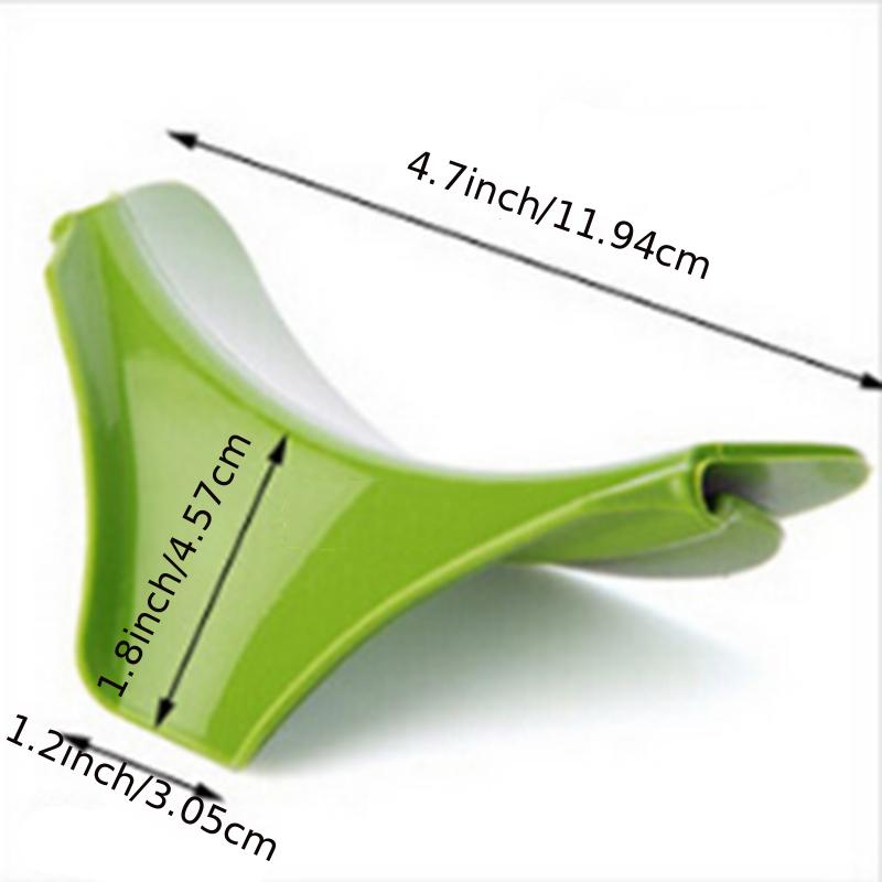 Silicone Funnel Pour Spout Pot Round Deflector Edge Kitchen Tools