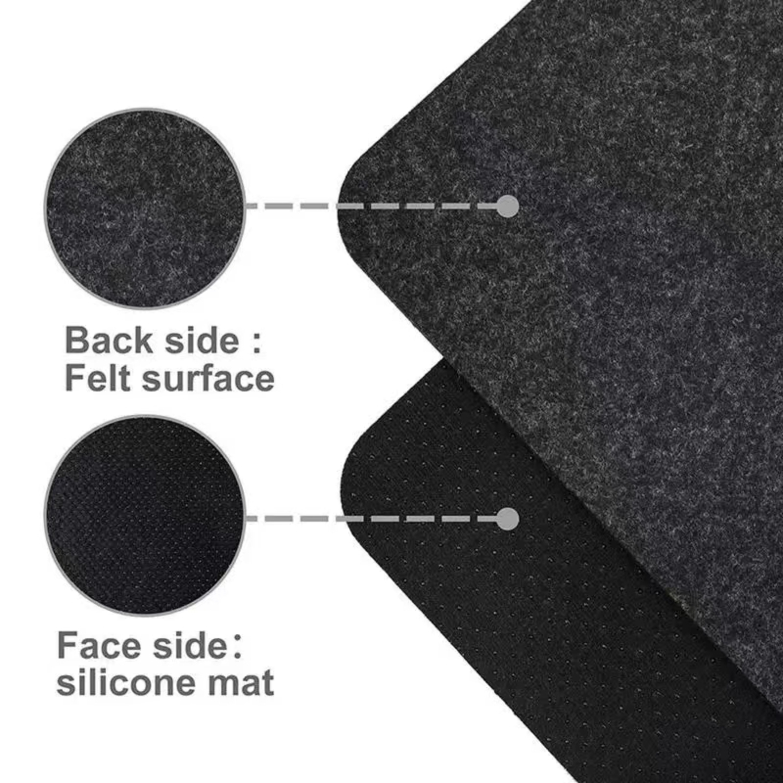 4 Pcs Heat Resistant Mat for Air Fryer Kitchen Countertop Heat