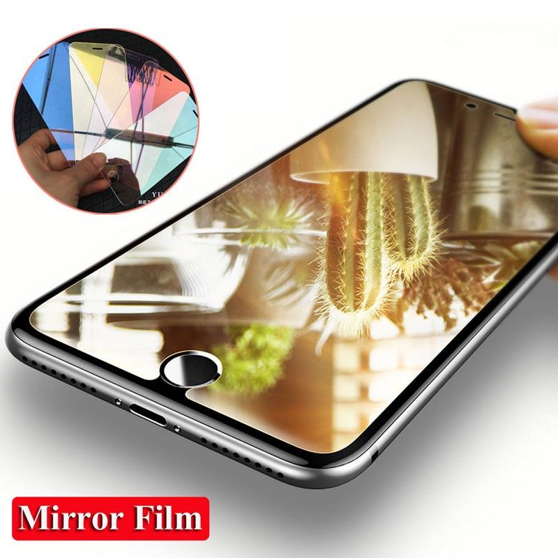 onn. Mirror Glass Screen Protector for iPhone 11 / iPhone XR - Mirror Finish