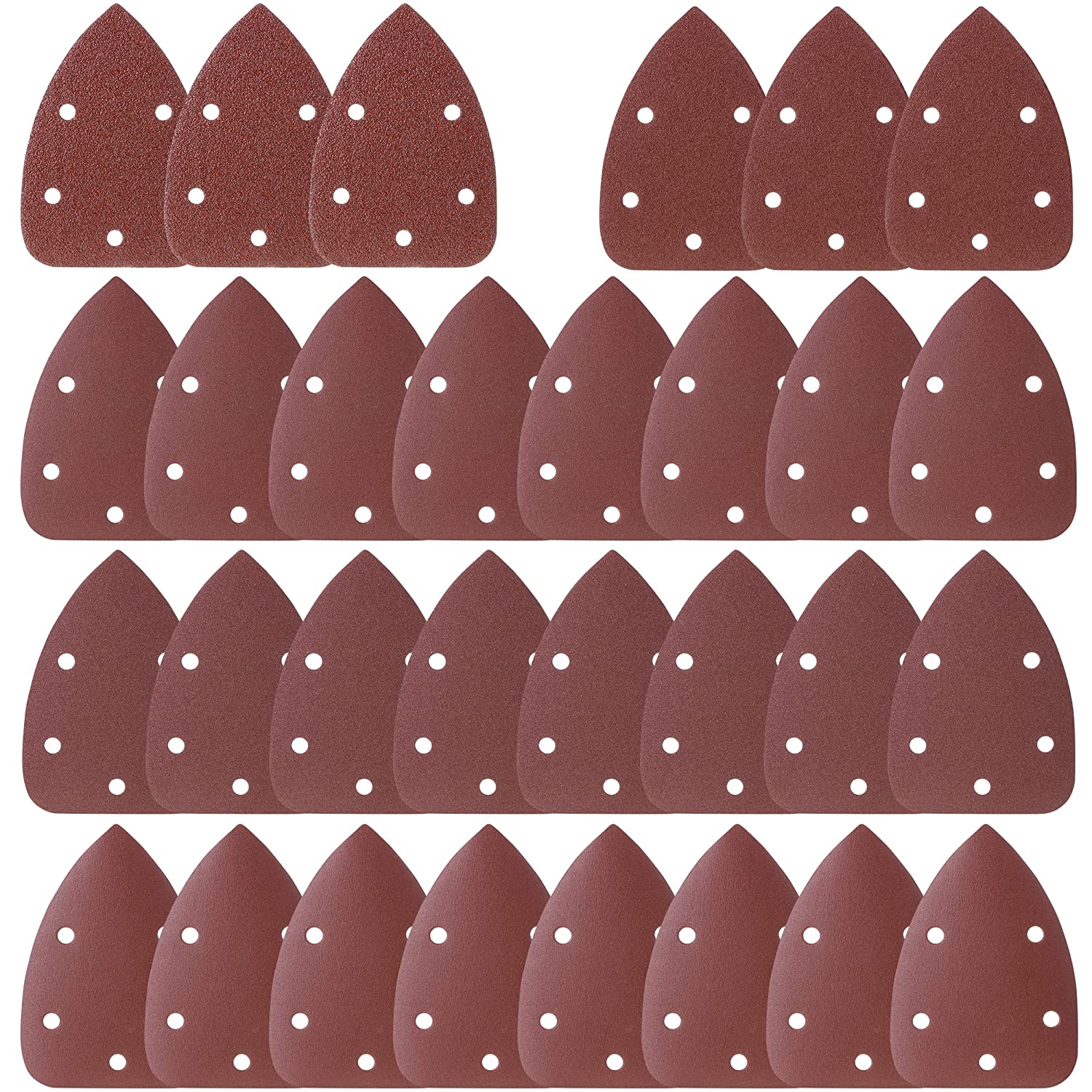 Mouse Sander Sandpaper With Extra 2 Tips For Replacement Detail Sander  Sanding Pads 12 Holes Hook And Loop Black And Decker Mouse Sander Pads -  Temu