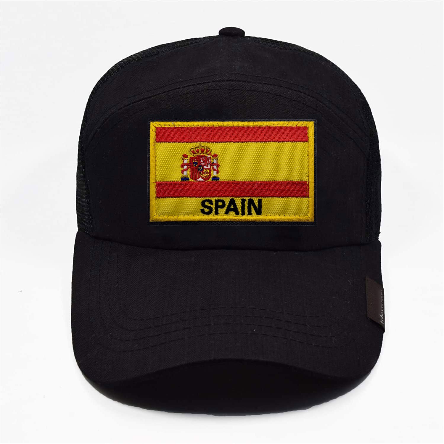1Pcs Parche de Bandera de España Bordado Militar Táctico Parches de Moral  Aplicación Gancho y Lazo Emblema para Gorra Chaqueta