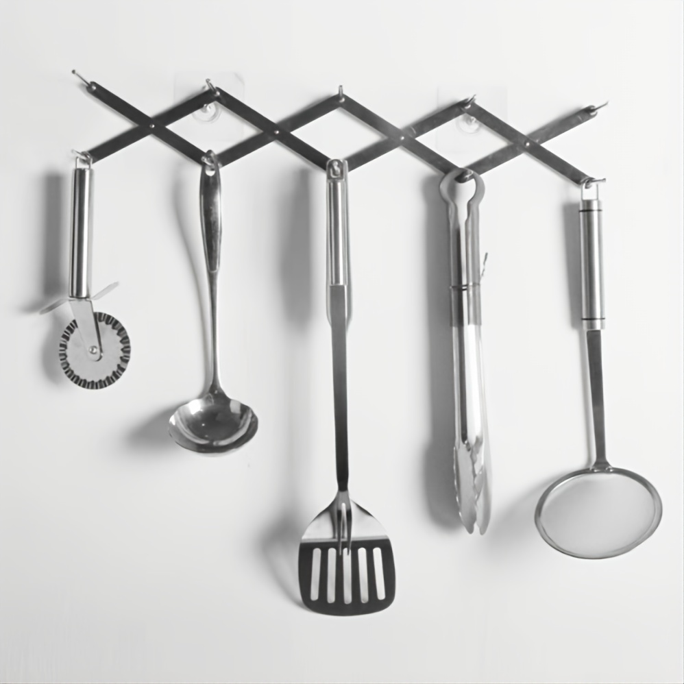 Adjustable Stainless Steel Drying Rack for Kitchen Storage
