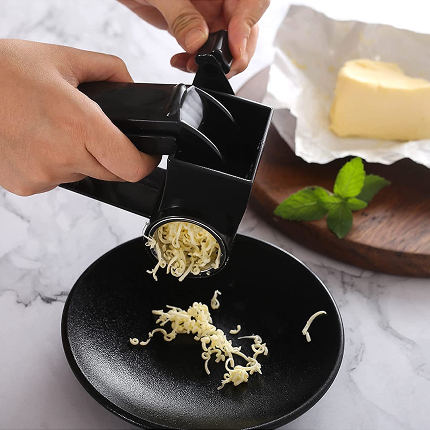 Stainless Steel Hand Cheese Grater Household Accessories Rotating