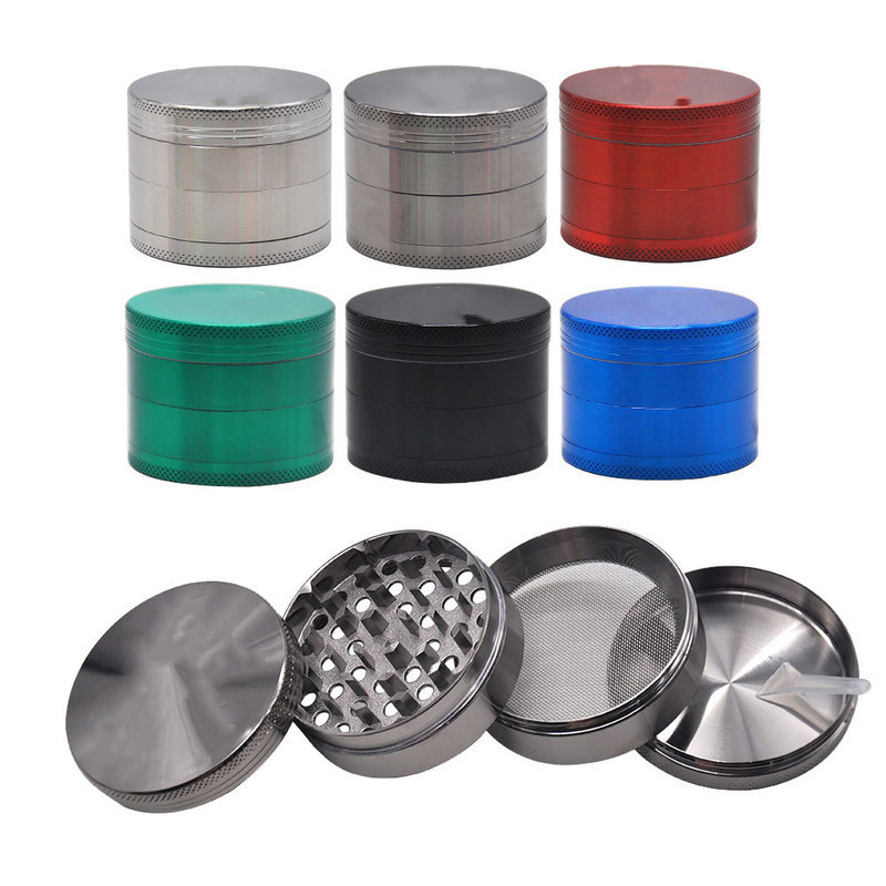 4-Layer Spice Grinder Kitchen Crusher Metal Grinder Multifunctional