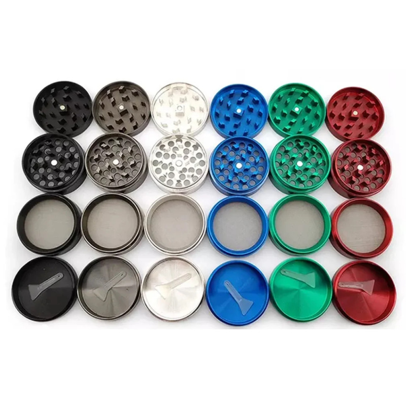 4-Layer Spice Grinder Kitchen Crusher Metal Grinder Multifunctional