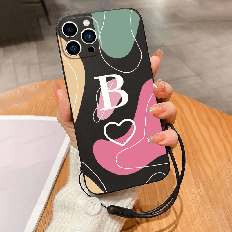 Lanyard Silicone Case X Graphic Phone Case With Lanyard For Iphone 11 14 13  12 Pro