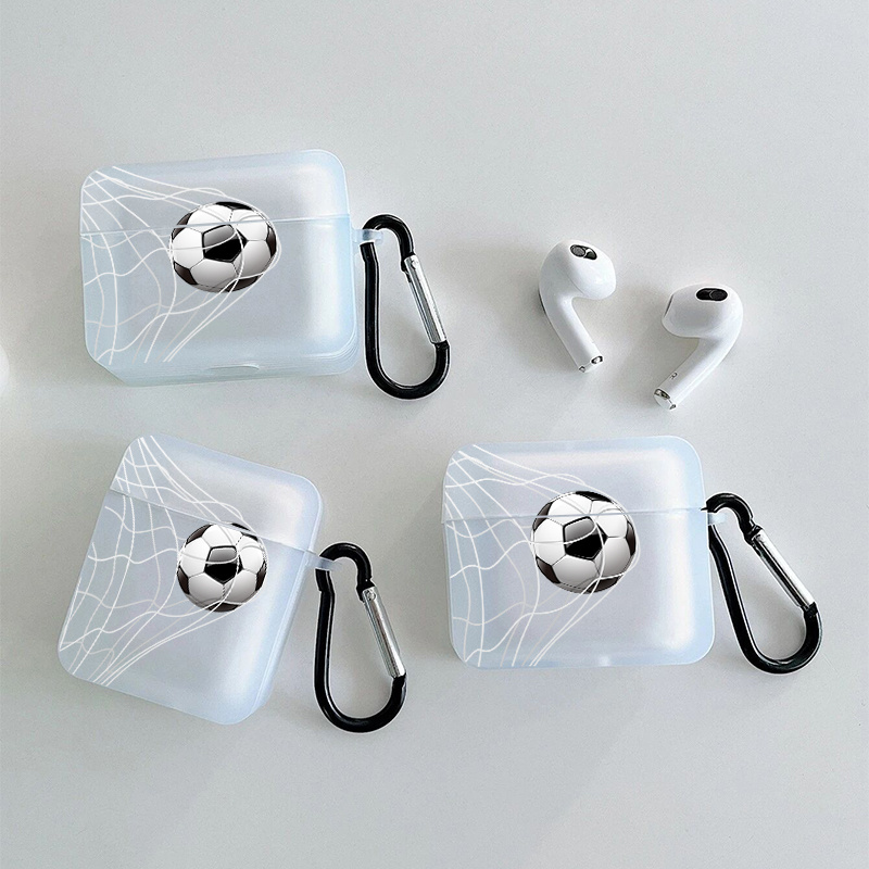 Funda AirPods 1ª / 2ª generación, patrón de impresión de fútbol de